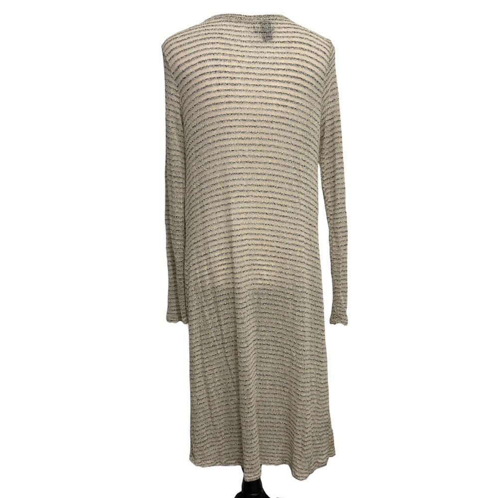 Daytrip Striped Long Sleeve Duster Women’s Medium - Picture 2 of 6